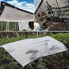 铝箔遮阳网加密加厚防晒网家用阳台庭院户外车棚植物遮阴遮光隔热