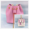 One-shoulder bag with bow, woven shoulder bag, handmade