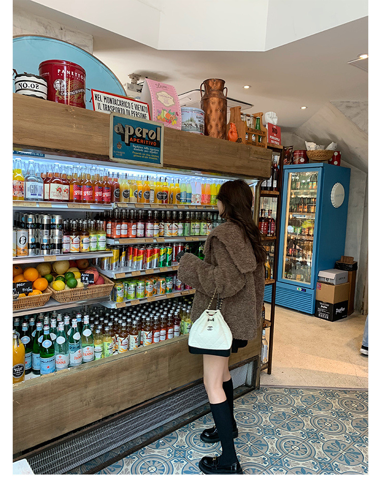 葡萄妈Studiolee英伦风小皮鞋女小金扣圆头一