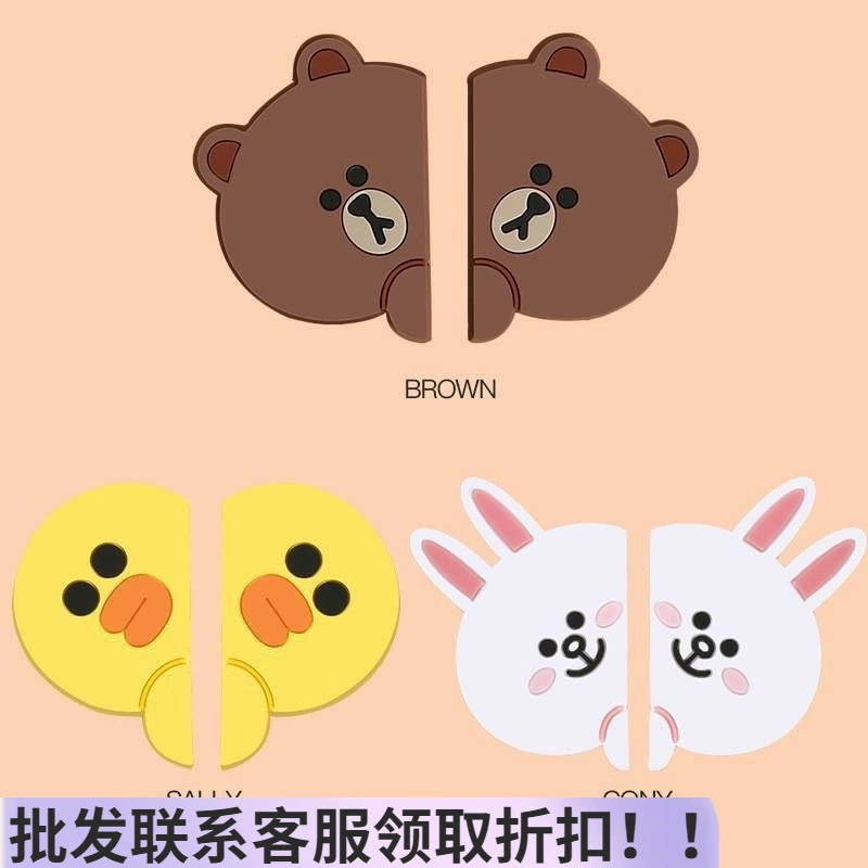 Противоударная наклейка на дверь мультипликационная дверь защита от царапин