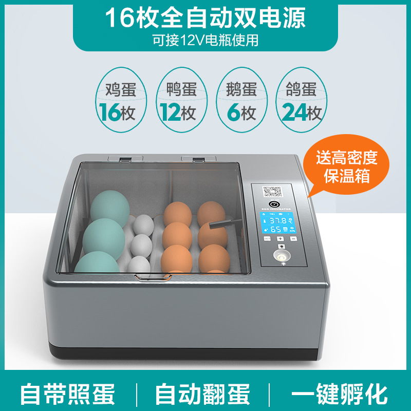 Jiayu incubadora de pollo pequeño hogar incubadora automática huevo paloma incubadora inteligente