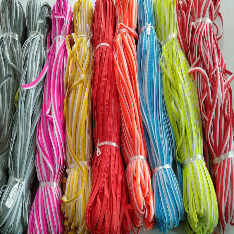 彩色运动服反光包边条 彩色反光安全警示滚边条 服装箱包反光辅料