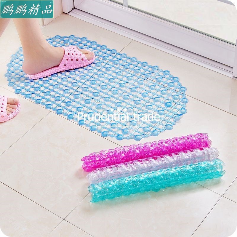 Alfombra de ducha antideslizante de PVC para personas mayores y niños