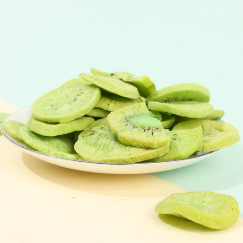 Jianong Manufacturer Wholesale Dehydrated Kiwi Pouch Kiwi Crisps Dehydrated Kiwi Dried Fruits Snacks