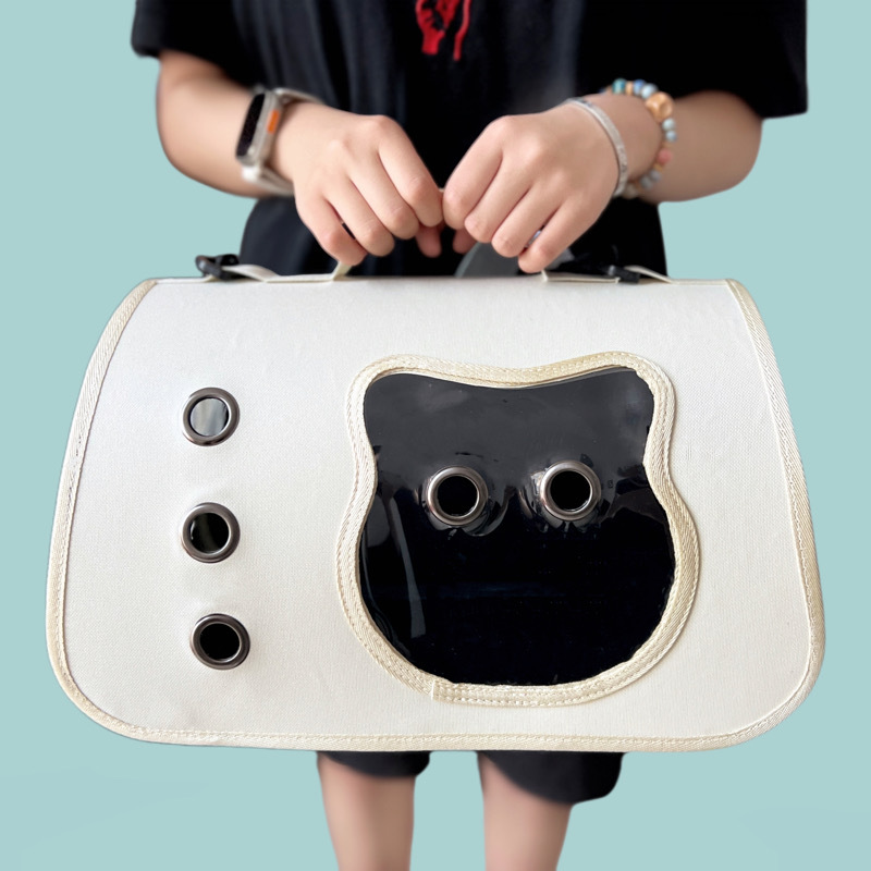 Cat Outdoor Handheld All-Season Foldable Portable Large Capacity Pet Bag_voghion.com