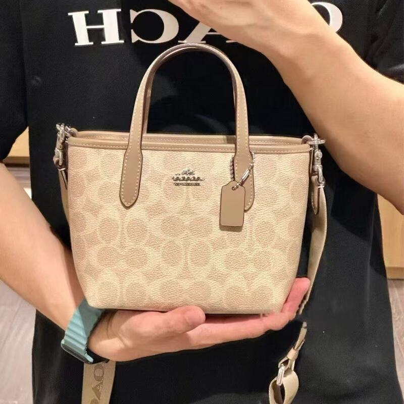 2024 New Mini City Classic Old Flower Tote Bag Exquisite Small Hand Vegetable Basket Crossbody Women's Bag