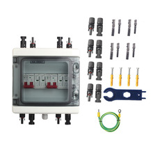 太阳能光伏汇流箱2进2出1000V500V光伏汇流箱隔离开关亚马逊出口