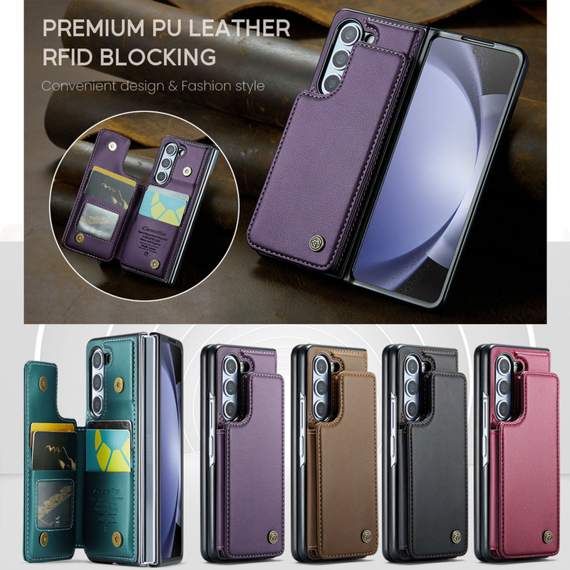 Suitable for Samsung Zfold 30% off Stacked Mobile Phone Case Galaxy Zfold6 Card Rear Shell Zfold7 Anti-Theft Brush Pen Slot