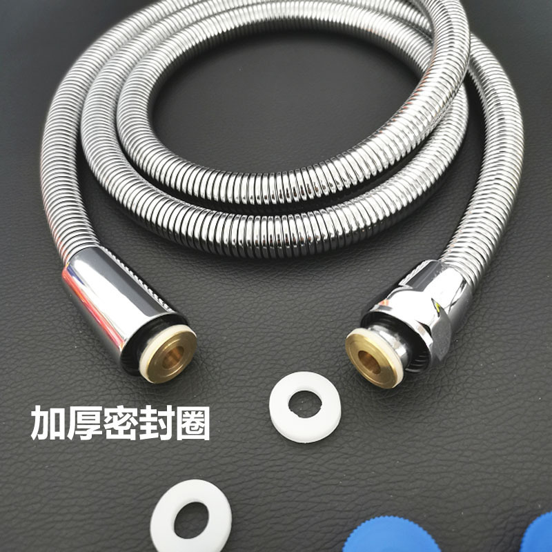 メーカー卸売り花散布ホースシャワー1.5メートル2メートル暗号化管ステンレスシャワーホースメッキ金属ホース|undefined