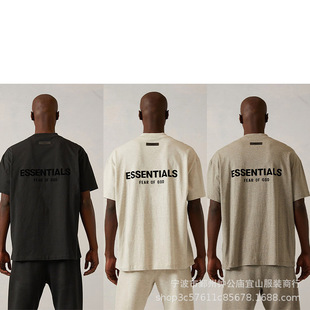 2022SS ����T�� ��ֲ�qESSENTIALS���ƺ�������T-Shirt�羳
