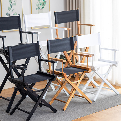 Zhu wood director chair portable solid wood folding chair outdoor leisure chair makeup chair outdoor painting chair wholesale