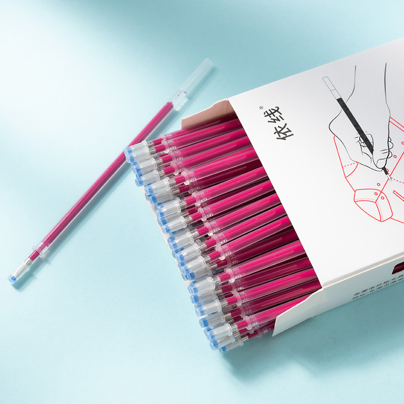 작은 막대 빨간색 100개 [가죽/천 범용] 고온에서 사라지거나 물에서 사라짐