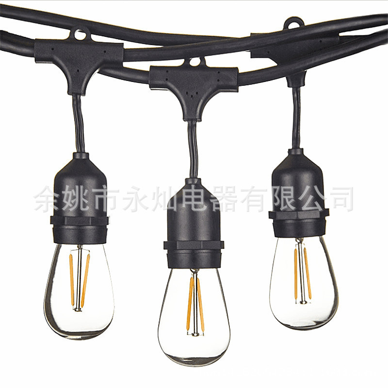 厂家直销大鹏灯串线 LED防水灯串线/户外E26、E27灯头线