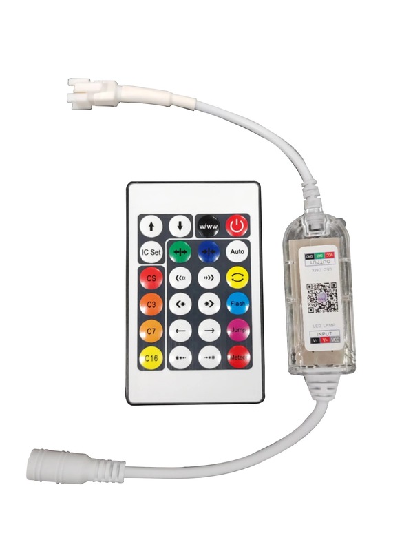LED ライトストリップ rgb コントローラ RF24 キーアプリ Bluetooth usb44 キータッチセンサーハンドスキャン音楽トーン調光器|undefined