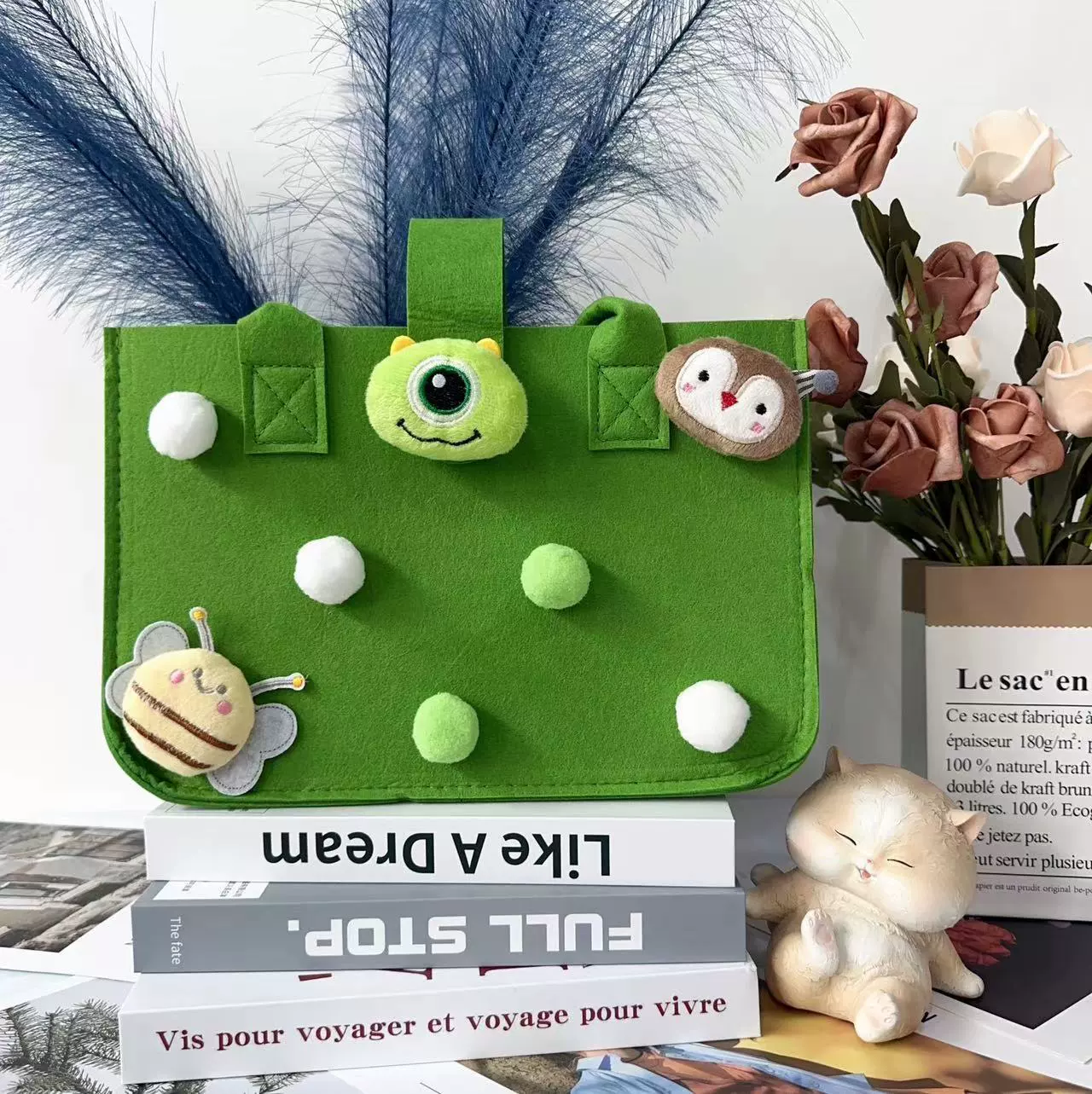 Маленькая сумка с рисунком, милая сумка для покупок для мамы и малыша, изготовленная на заказ