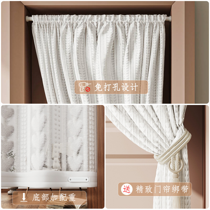Bedroom Home Door Mosquito Net Curtain, Partition Curtain, Light-Transmitting but Not See-Through, Privacy Protection, Mosquito-Proof Net, Self-Installation Door Curtain Bedroom Home Door Mosquito Net Curtain, Partition Curtain, Light-Transmitting but Not See-Through, Privacy Protection, Mosquito-Proof Net, Self-Installation Door Curtain