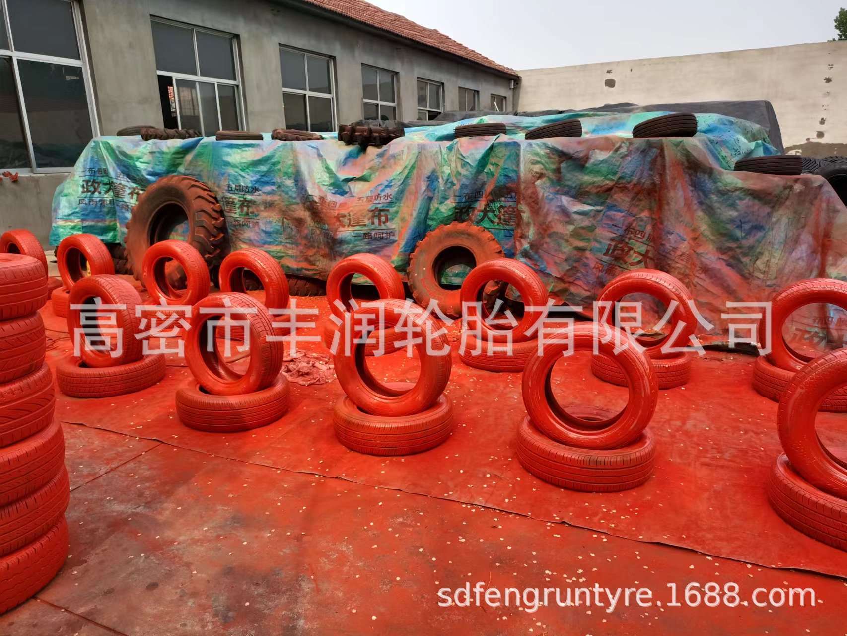 废旧轮胎轿车工程旧胎船舶护舷靠船拖车卡丁车跑道园艺描绘打靶用