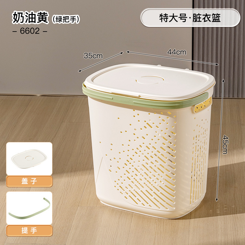 汚れた衣類バスケット家庭用大容量浴室ランドリーバスケット汚れた衣類収納バスケット汚れた衣類バスケット浴室の洗濯バスケット|undefined