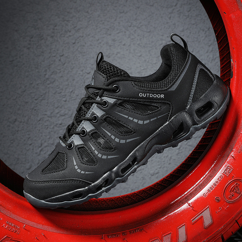 Fábrica directa de zapatos anfibios antideslizantes al aire libre para hombres y mujeres, desgaste transpirable y seco, zapatos de retroceso, drenaje lateral