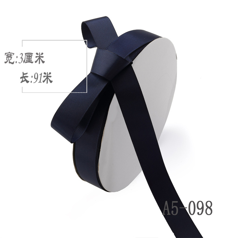 3cm de alta densidad costilla cinta arco cinta ramo caja de regalo embalaje color Ropa Accesorios cinta Decoración