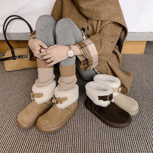 2025����С����ѩ��ѥ�����^��ܛ��ůëë��ѥƤ���ۺ�ױ�ůŮЬ