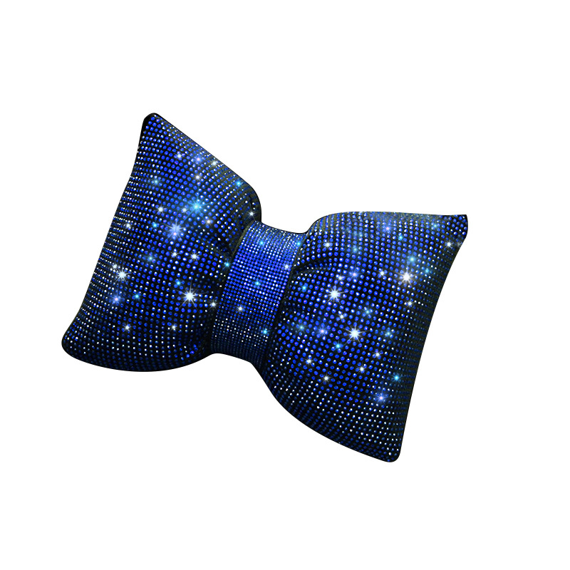 Diamante azul diamante accesorios del coche traje de la cubierta del engranaje del freno de mano hombro cubierta protectora cubierta del volante al por mayor