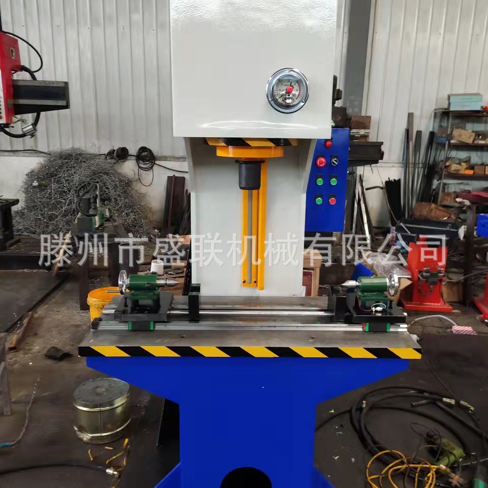 40吨圆钢校直机 圆钢校直液压机 单臂校直机 滕州盛联机械