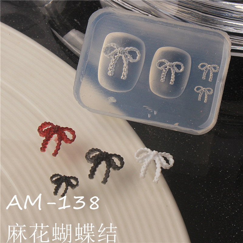 Serpiente de dragón uñas moldes de silicona congelado simple arco mariposa nacional de moda dragón bebé león despierto adornos de uñas abrasivos