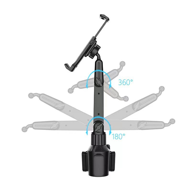 Car Cup Holder Long Joint Tablet Phone Mount
