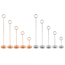 酒店 餐厅实心不锈钢餐牌座 立式自助菜牌台卡夹 桌号牌 现货