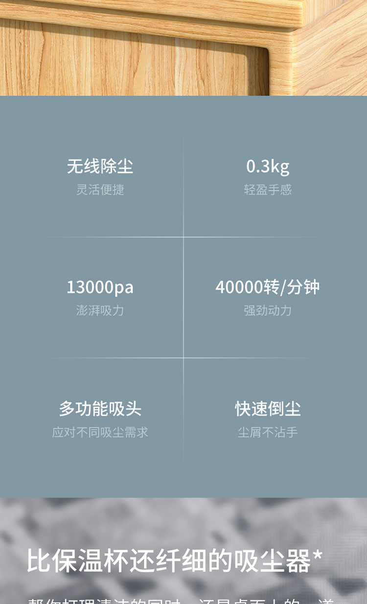 Cross-Border Small Portable Car Vacuum Cleaner for Home and Car Use, High-Power Wireless Charging Handheld Powerful Vacuum Cleaner