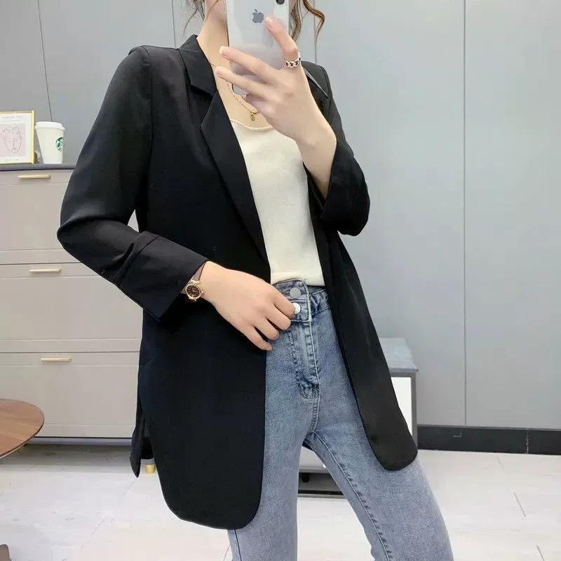 Shiffon summer thin classic suit jacket, Korean style, sun protection