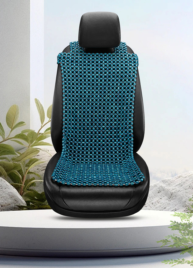 Summer Car Seat Cushion Seat Cushion Wooden Beads Ventilated and Breathable Car Mat Summer Butt Cushion Truck Seat Cover Wholesale