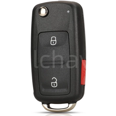 5K0837202AG /B/C/DT/AF for 3 key Volkswagen folding remote control car key 315mhz ID48 (Car Keys) - 3-button-remote-control