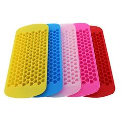 2F150連迷你心形硅膠小冰格硅膠模160格正方形硅膠冰格冰塊模具1c