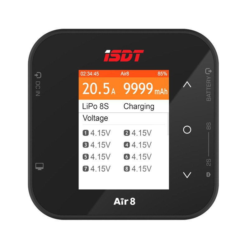 艾斯特ISDT Air8  航模车模智能平衡充电器 2-7S 8S 锂电池 20A