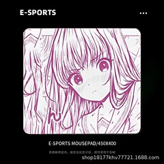 白泽恋【恋520限定】二次元FPS电竞瓦CS游戏中性现货鼠标垫