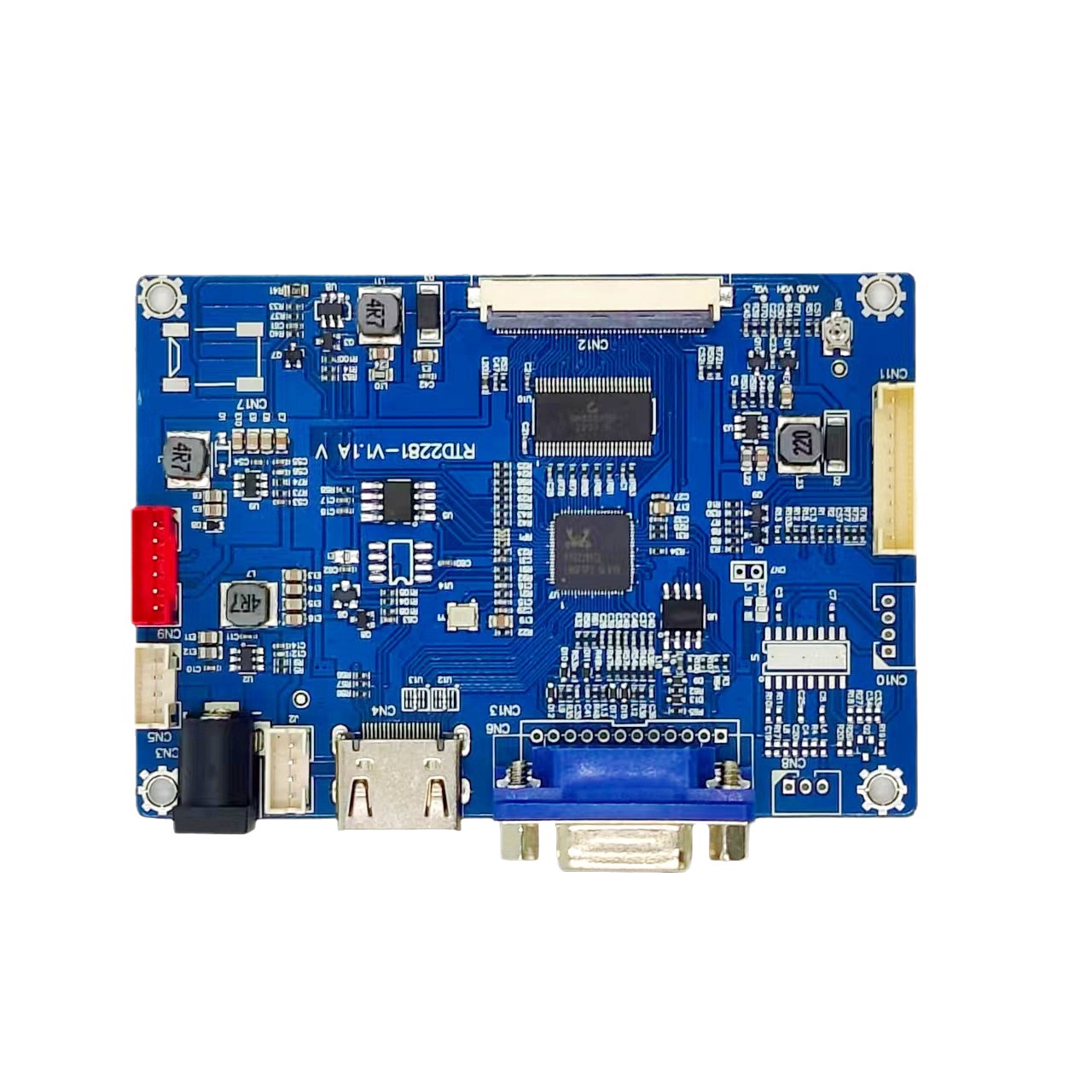 LCD视频驱动板支持50pinRGB接口液晶屏支持输入接口有VGA HDMI