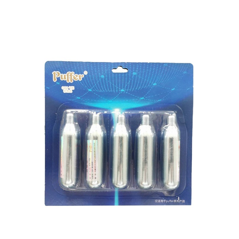 PUFFER cilindro de gas de dióxido de carbono anti-ahogamiento natación salvavida pulsera Universal cilindro de gas inflable submarino artefacto