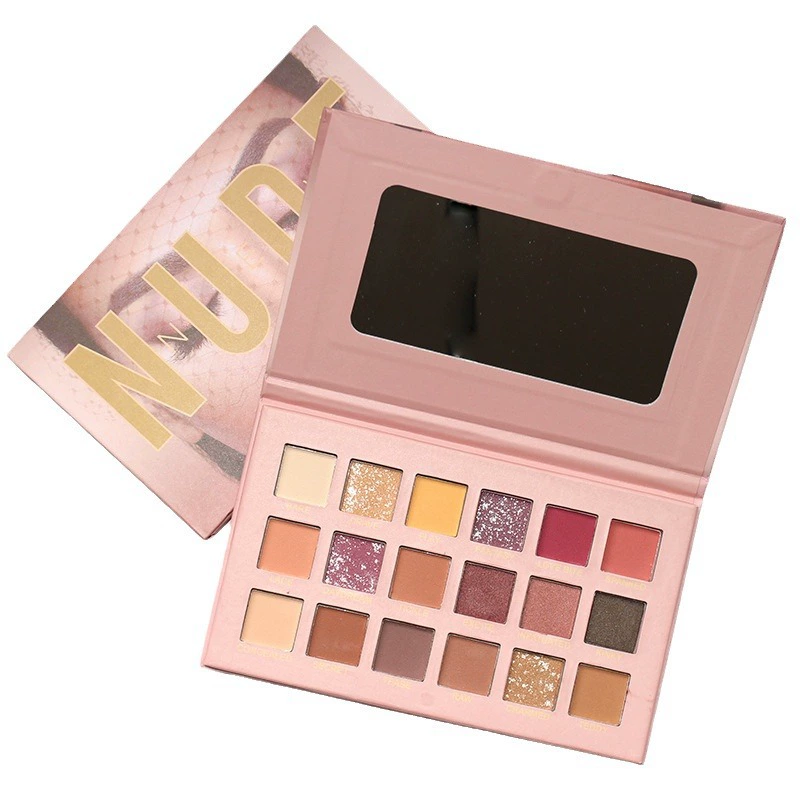 Палетка теней для век Nude Matte, 18 оттенков, водостойкая стойкость, розовые тона