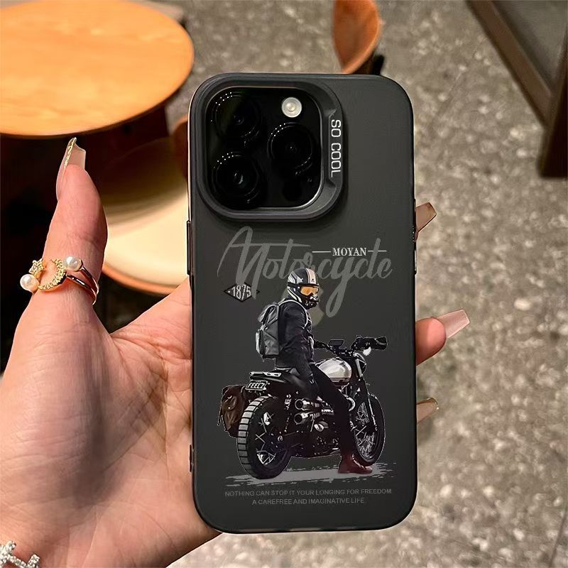 机车手提防指纹男孩适用iphone17手机壳苹果15pro1613promax12x|undefined