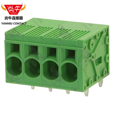 7.5mm炎牛免螺丝弹簧式PCB接线端子YN271RA/RB/DG/KF205RA/SPT 5