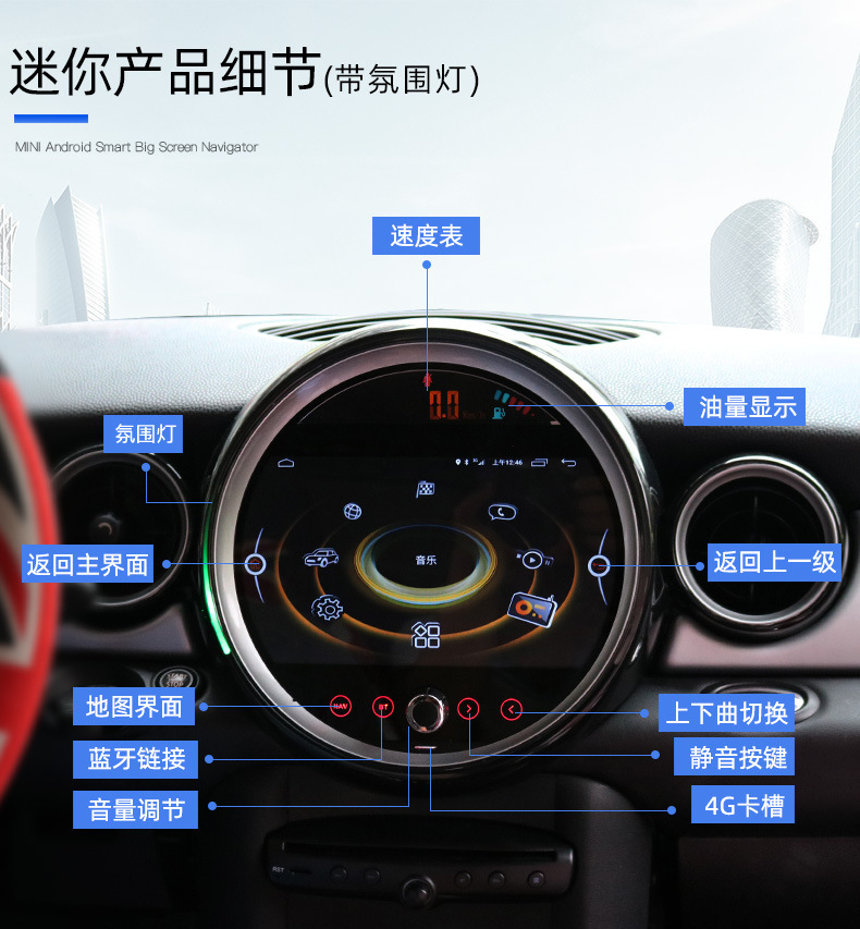 Applicable Models: Bmw Navigation, Android Navigation, Reversing Image, Android Navigation Mini 2015-2018