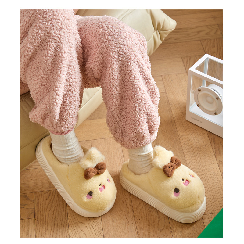 Title 10, Warme Damen-Hausschuhe mit dicker, rutschfester...