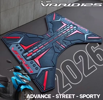 Suitable for the 2026 Honda Vario 125: footrest pad modification, anti-slip footrest for scooters (Universal Foot Pad) - red
