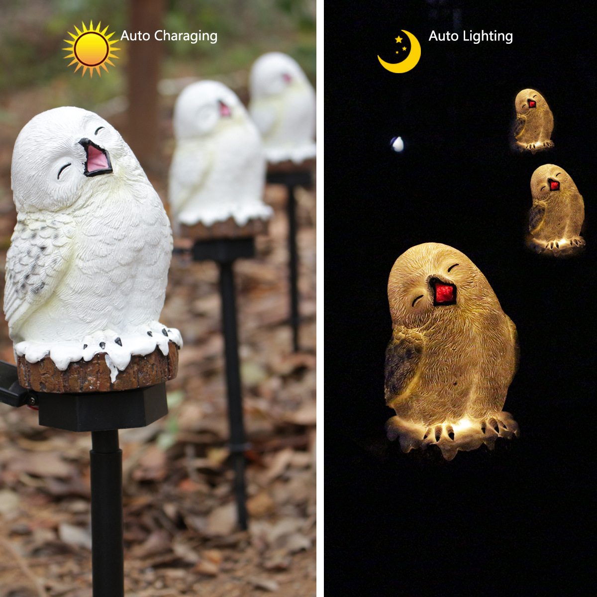 led solar outdoor lamp courtyard waterproof lawn lamp garden layout decoration grass ground plug landscape animal lamp