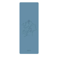 pu天然橡胶瑜伽垫专业运动健身垫防滑抓地加厚减震舞蹈垫家用批发