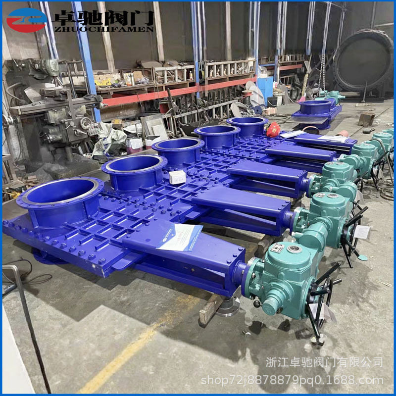 三片式矿浆阀ZSK43X电动三片式耐磨矿浆阀三片穿透式法兰矿浆闸阀