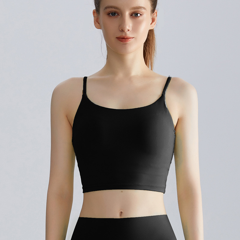 Wiman Leika chaleco deportivo con cinturón, ropa interior femenina, taza con cojín de pecho, antichoque, cinturón de hombro, ropa interior de yoga