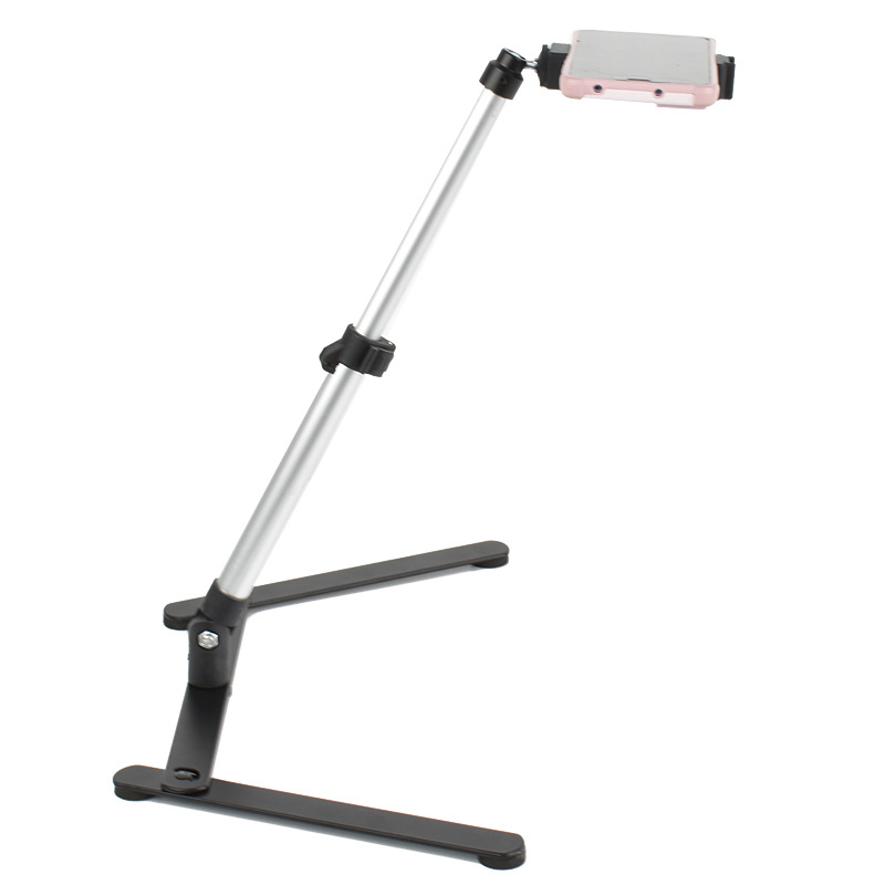 Aleación de aluminio teléfono móvil Flip stand teléfono móvil Multi-ángulo de disparo macro soporte de escritorio perezoso portátil marco de soporte